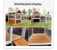 77"Large outdoor chicken coop Wooden chicken coop, duck coop with nest box, bird cage, rabbit cage - waterproof PVC board ( yellow brown gradient 80¬∞